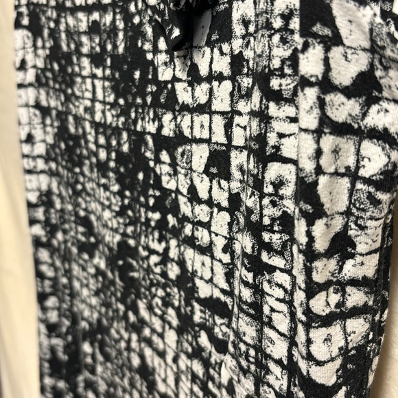 Juffrouw Jansen Amsterdam-Dress Abstract Blk Wht - Picture 4 of 5